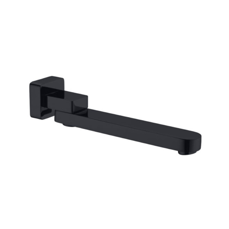Nero Bianca Swivel Bath Spout Matte Black