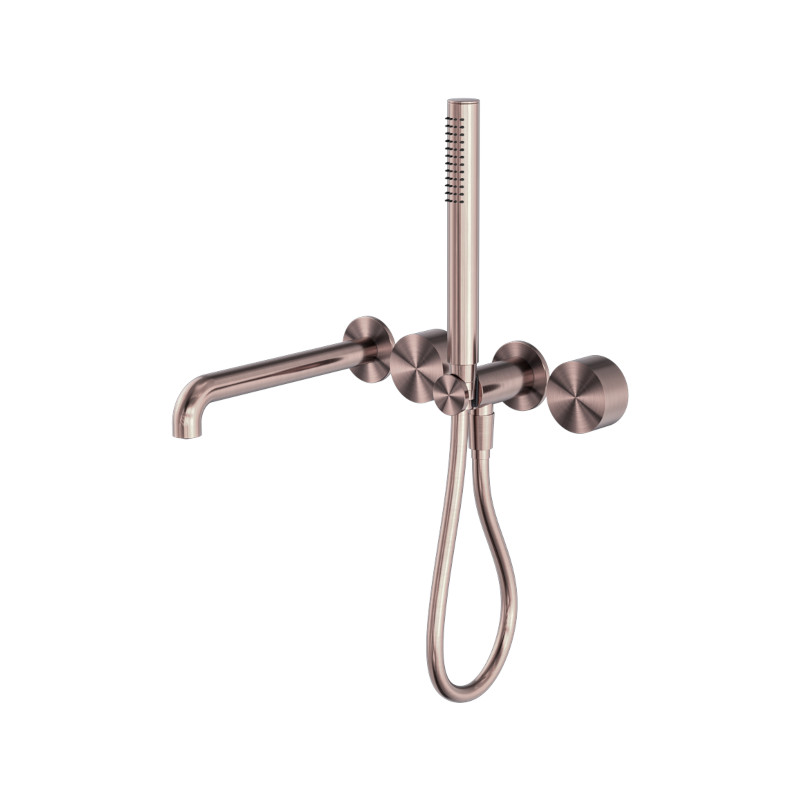 Nero Kara Progressive Shower System Separate Plate With Spout 230 mm BZ