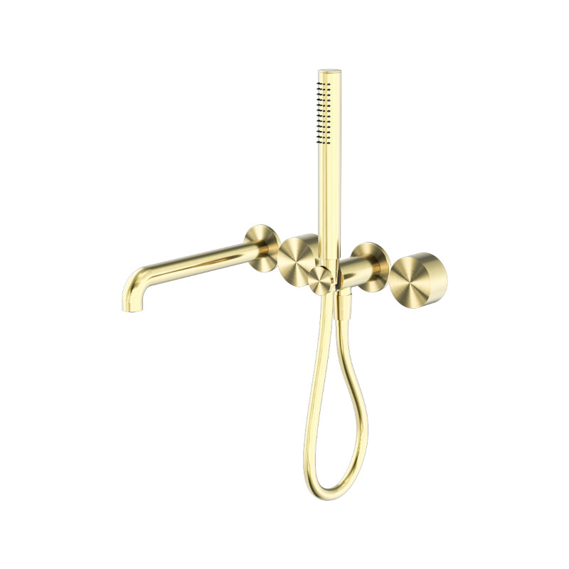 Nero Kara Progressive Shower System Separate Plate With Spout 230 mm BG