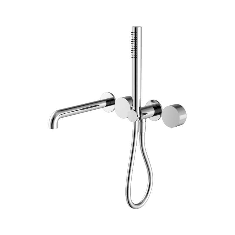 Nero Kara Progressive Shower System Separate Plate With Spout 250 mm CH