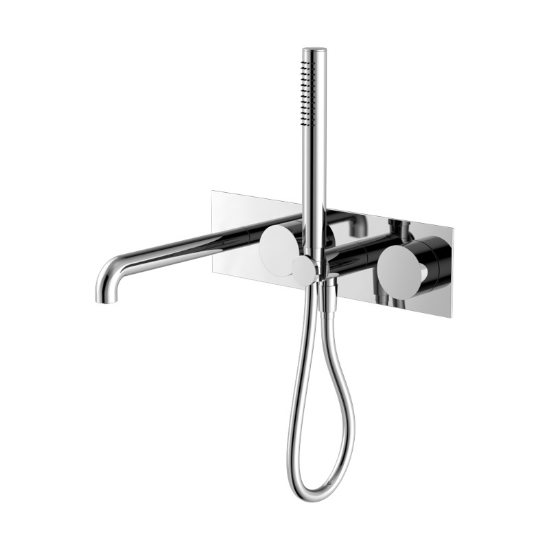 Nero Kara Progressive Shower System With Spout 230mm CH