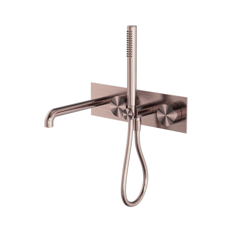 Nero Kara Progressive Shower System With Spout 250mm BZ