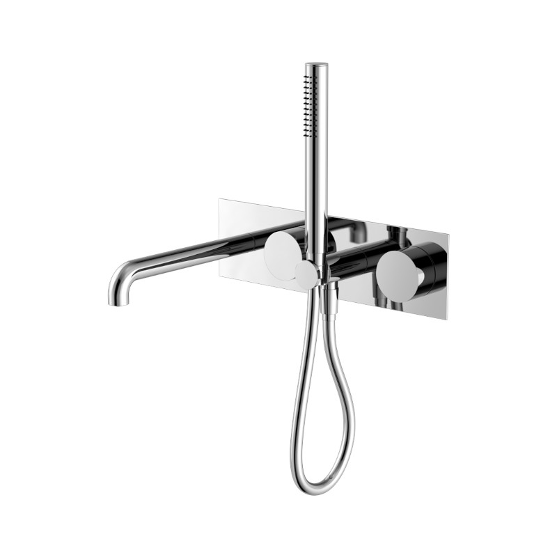 Nero Kara Progressive Shower System With Spout 250mm CH