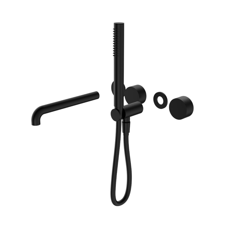 Nero Kara Shower Separate Plate With Spout 230mm Trim Kits Only MB