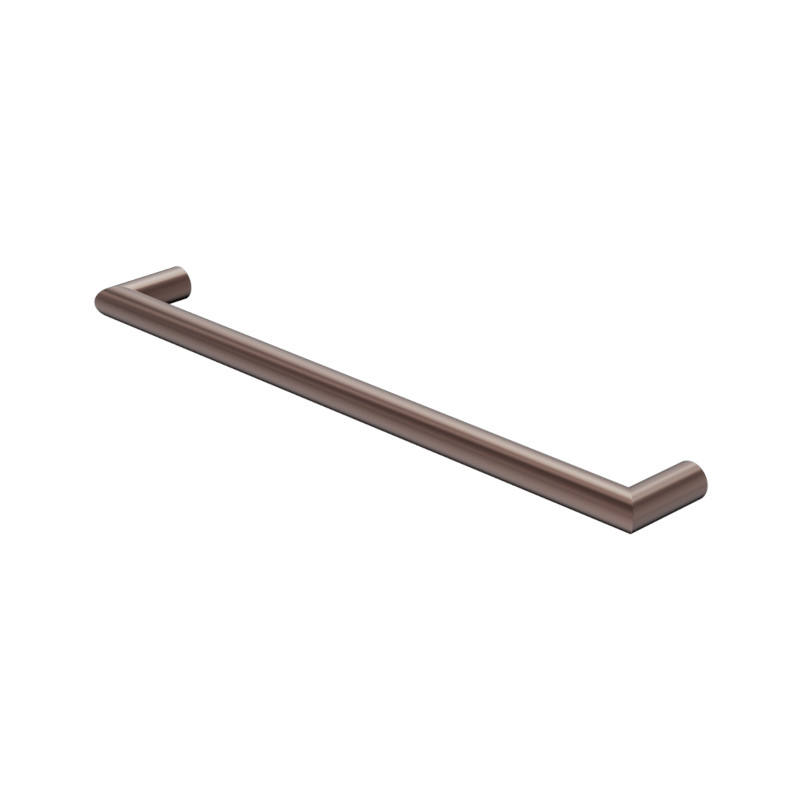 Nero Mecca 240V Single Heated Towel Rail Brushed Bronze