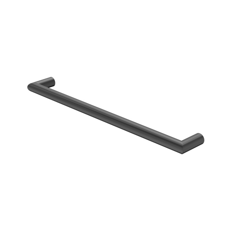 Nero Mecca 240V Single Heated Towel Rail Graphite