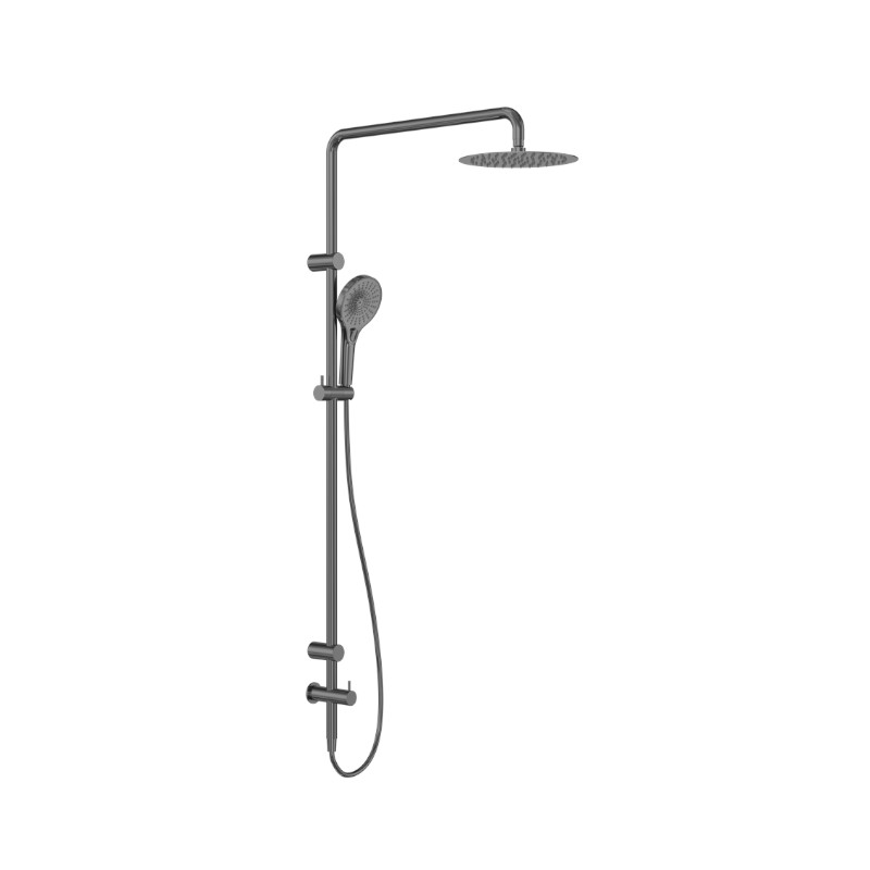 Nero Mecca Grab Rail And Twin Shower Set GM