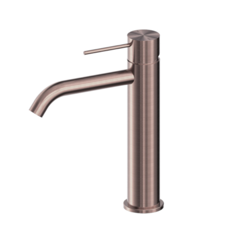 Nero Mecca Mid Tall Basin Mixer Brushed Bronze