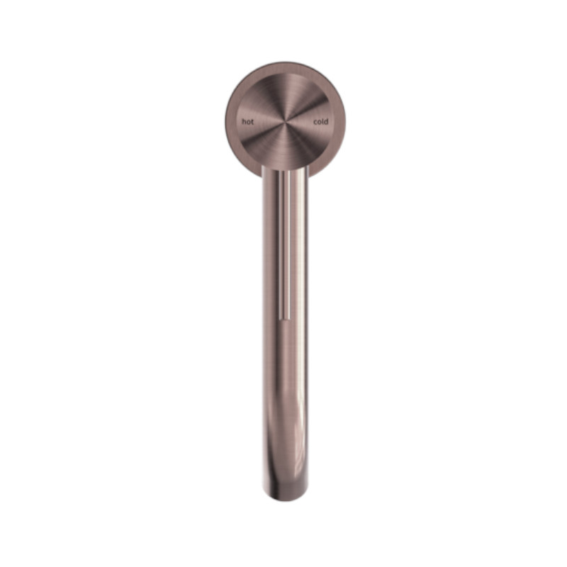 Nero Mecca Mid Tall Basin Mixer Brushed Bronze Back