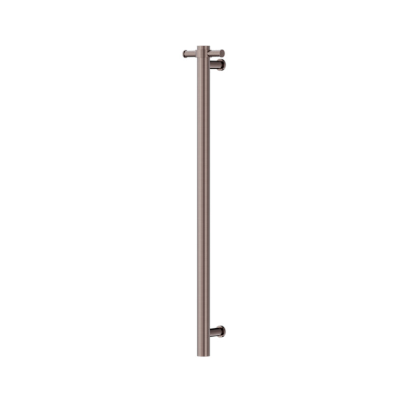 Nero Non-Heated Vertical Towel Rail 900mm Brushed Bronze
