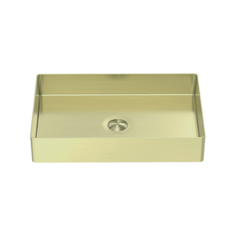 Nero Opal Rectangle Stainless Steel Basin BG