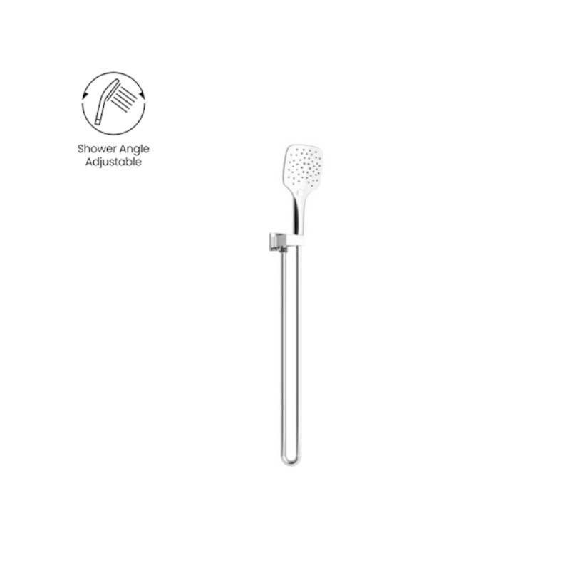 Nero Rain Square 3-Function Shower Rail CH