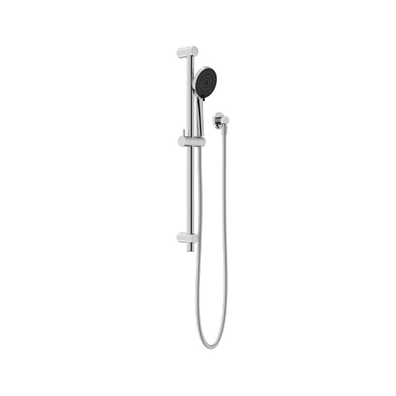 Nero Round Metal Project Shower Rail CH
