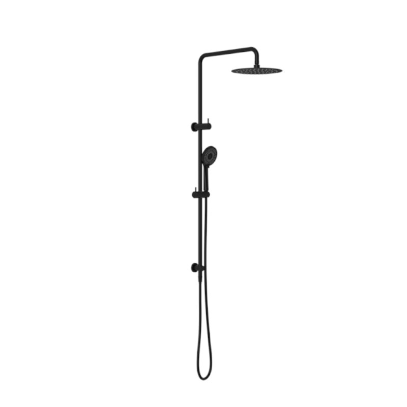 Nero Round Project Twin Shower MB
