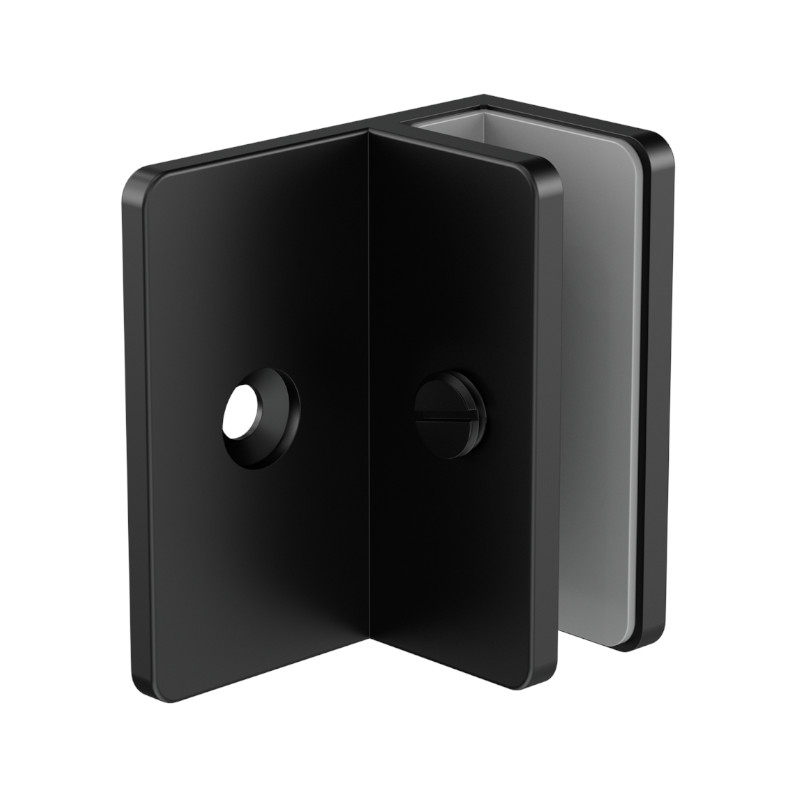 Nero Shower F Bracket 10mm Glass MB