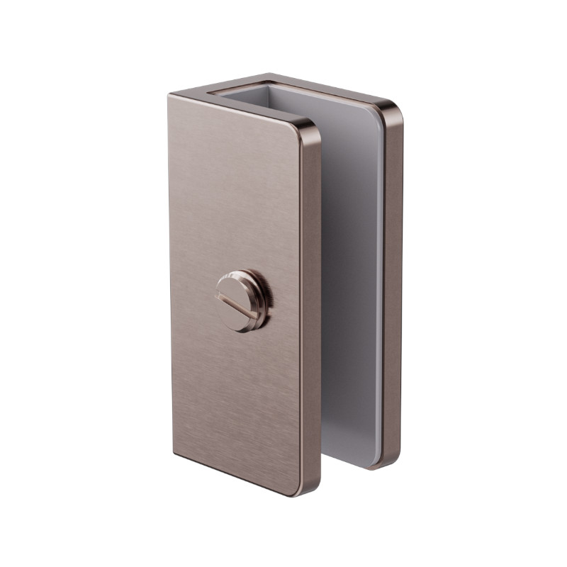 Nero Shower U Bracket 10mm Glass BZ