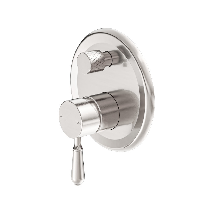 Nero York Shower Mixer With Diverter With Metal Lever BN