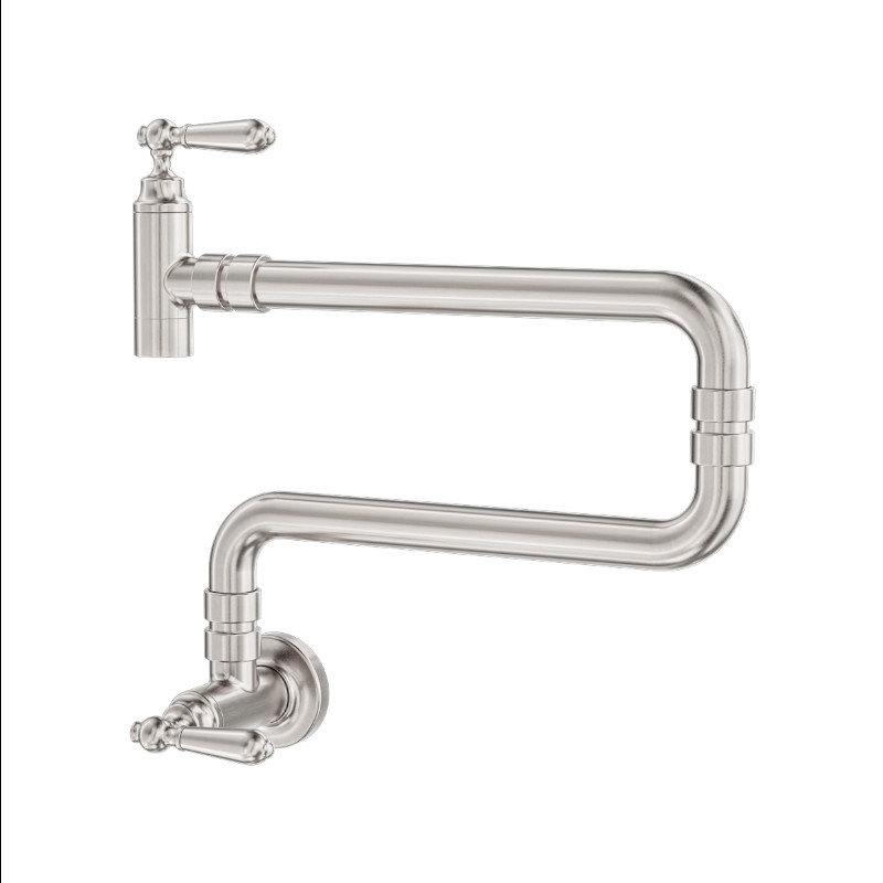Nero York Wall Mounted Pot Filler BN