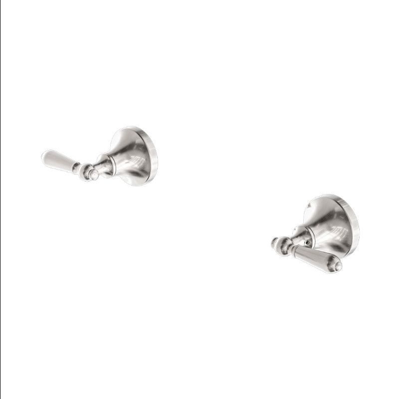 Nero York Wall Top Assemblies With Metal Lever BN