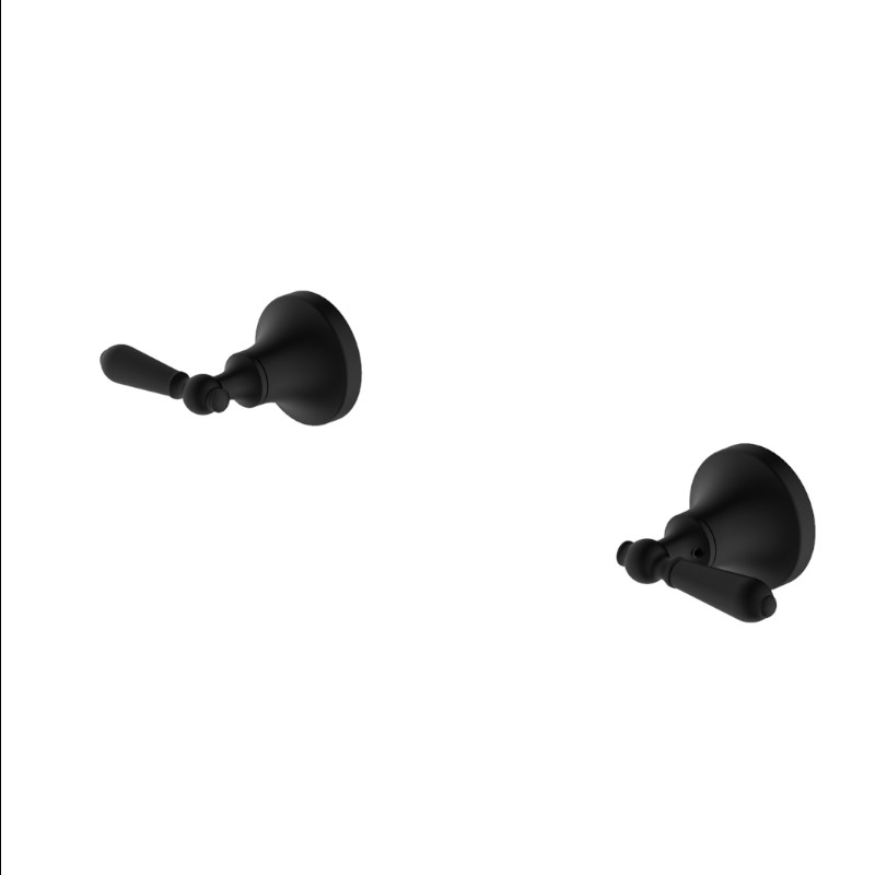 Nero York Wall Top Assemblies With Metal Lever MB