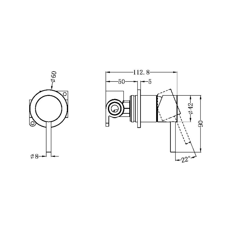 Nero Zen SS316L Shower Mixer specs