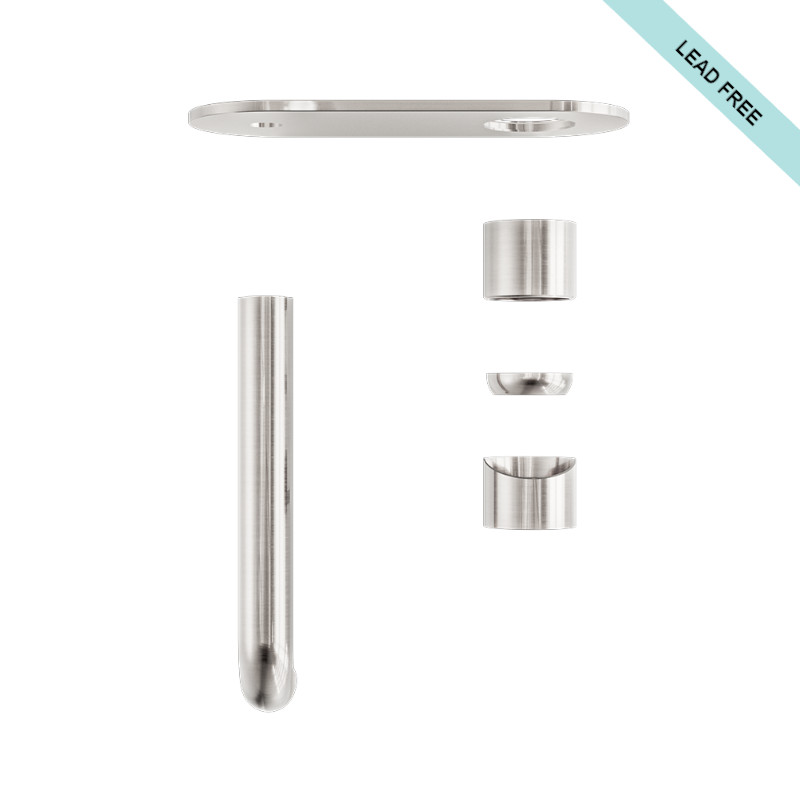 Nero Zen Wall Basin Mixer 185mm Spout Trim Kits Only BN1