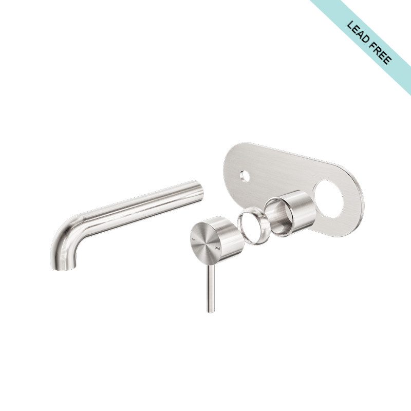 Nero Zen Wall Basin Mixer 230mm Spout Trim Kits Only BN
