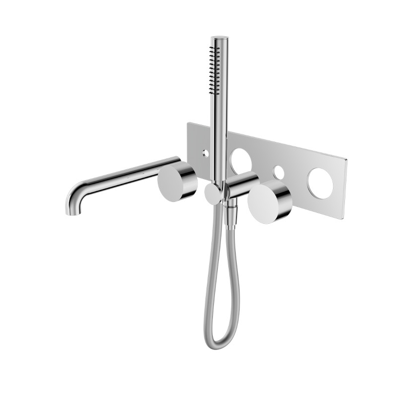 Nero Kara Progressive Shower System With Spout 250mm Trim Kits Only CH