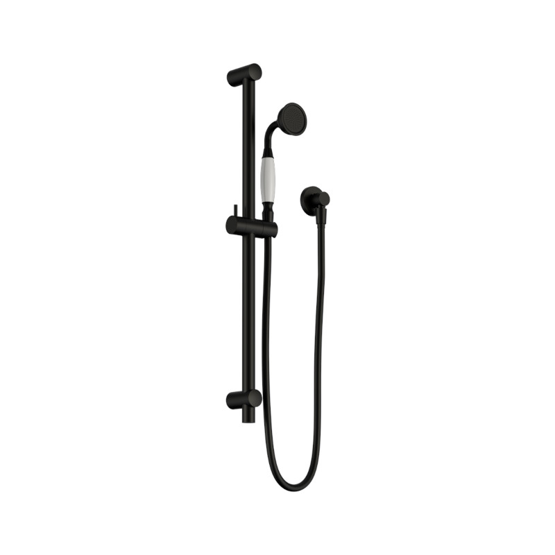 York Shower Rail With White Porcelain Hand Shower MB