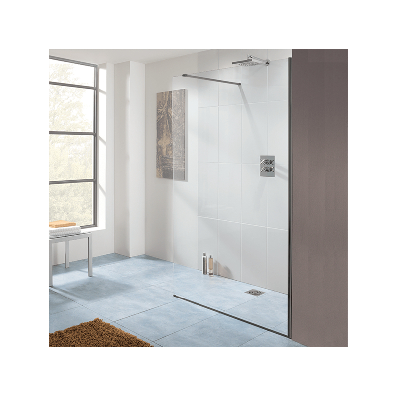 Alpine Walk-In Shower Panel Glass Only