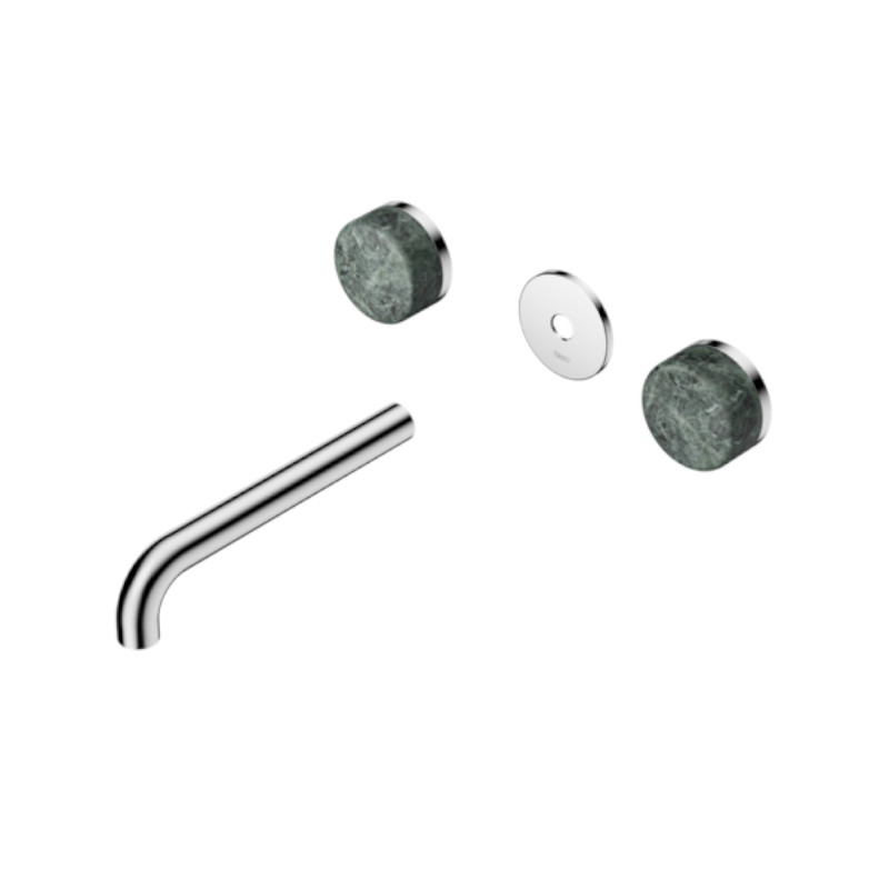 Nero Serenity Wall Basin Set 185mm Verde Alpi Handle Trim Kit Only CH