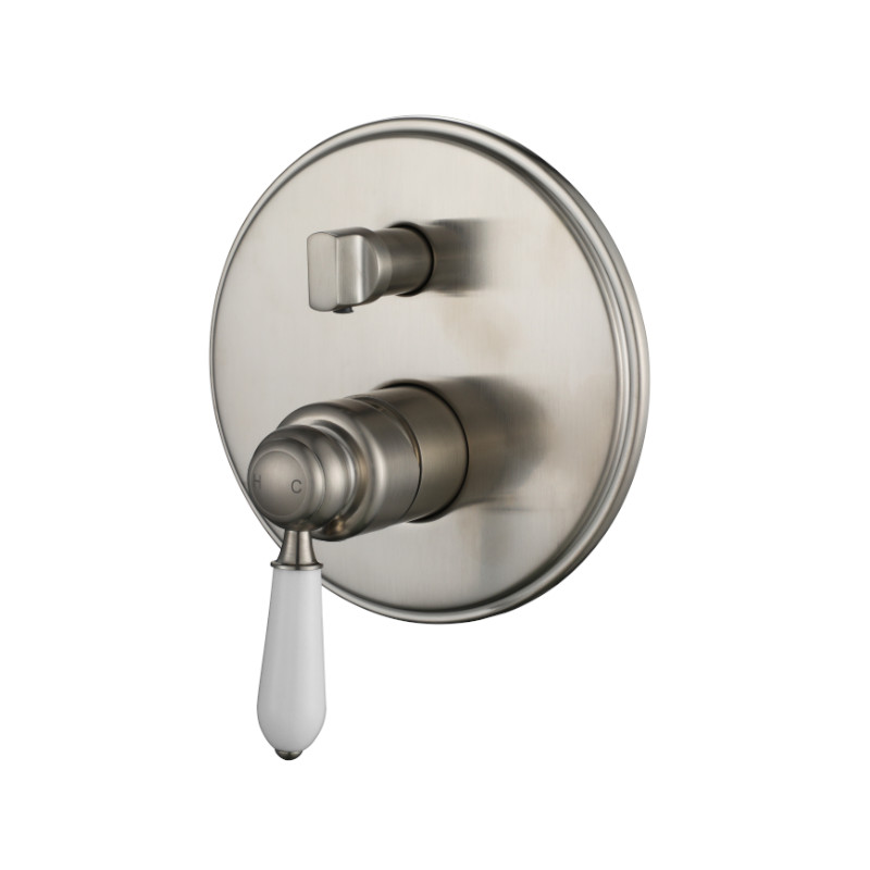 Modern National Bordeaux Shower Diverter Mixer BN