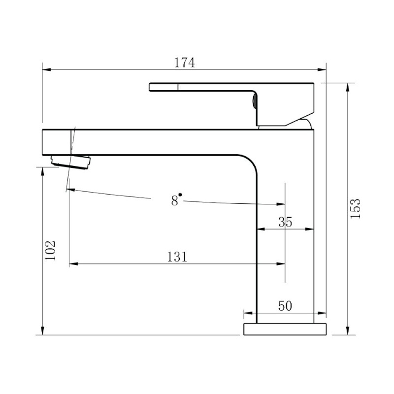 Modern National Eva Mini Basin Mixer