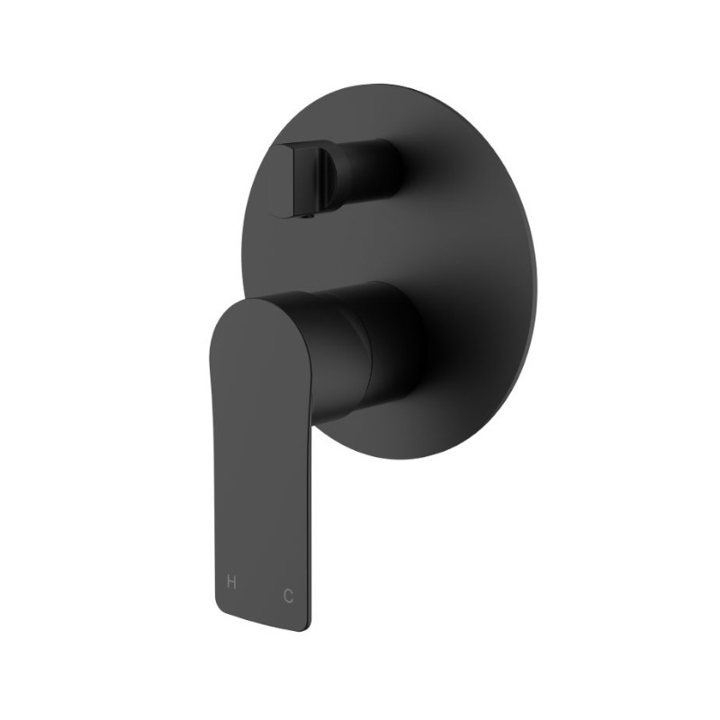 Modern National Kiama Diverter Shower Mixer BK