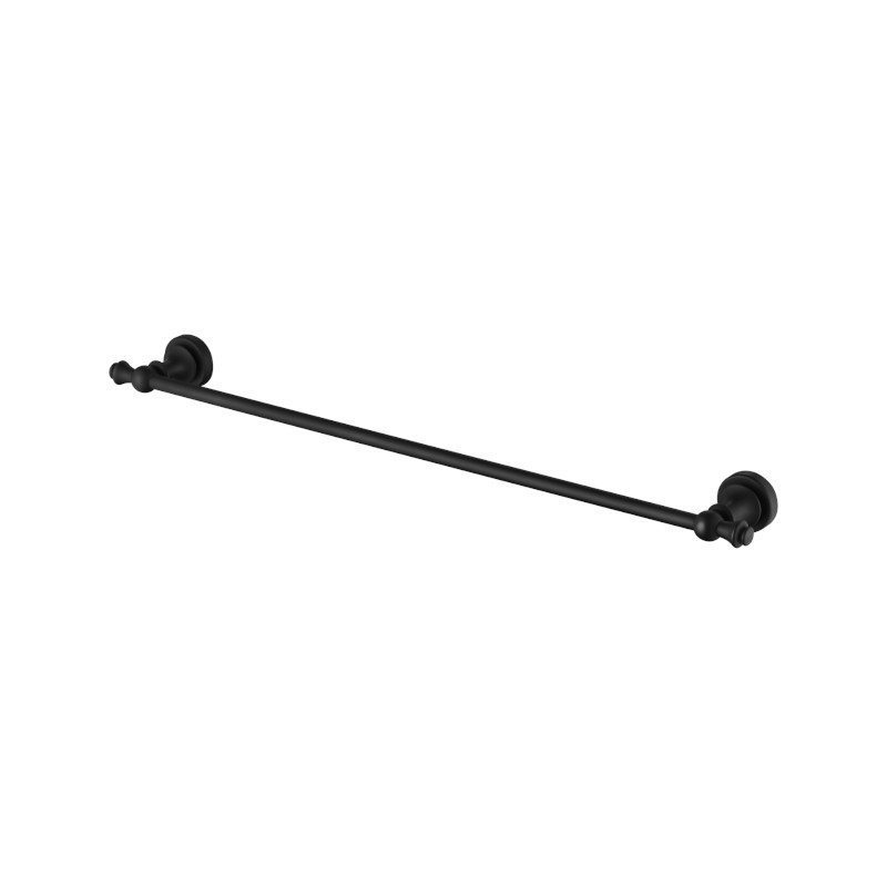 Modern National Medoc Single Towel Rail 600mm BK