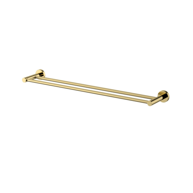Modern National Mirage Double Towel Rail 600mm PB