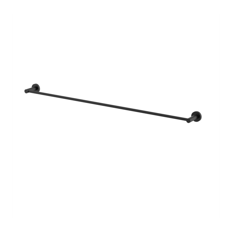 Modern National Mirage Single Towel Rail 900mm BK