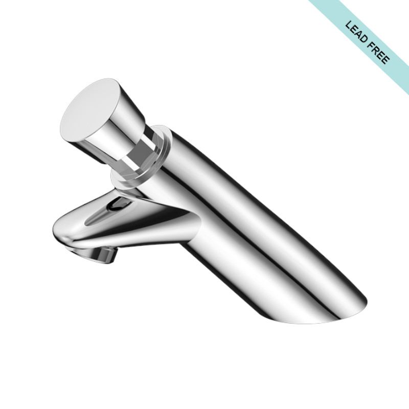 Nero Lead-Free Push Button Pillar Tap CH