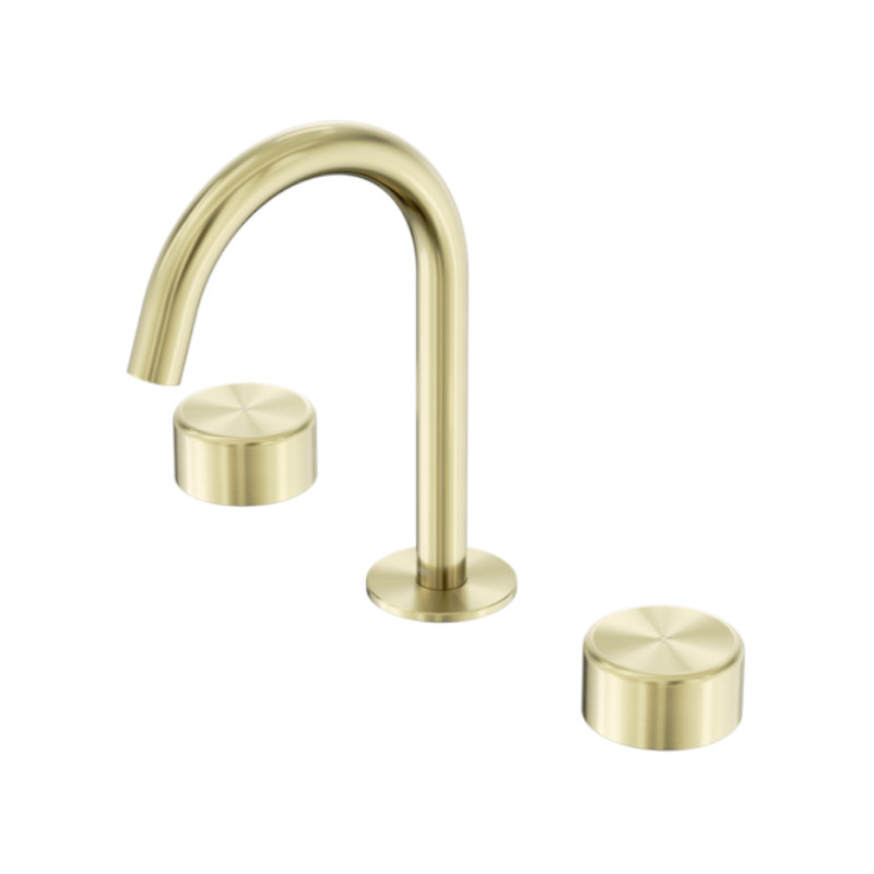 Nero Serenity Basin Set Arc Spout Metal Handle BG
