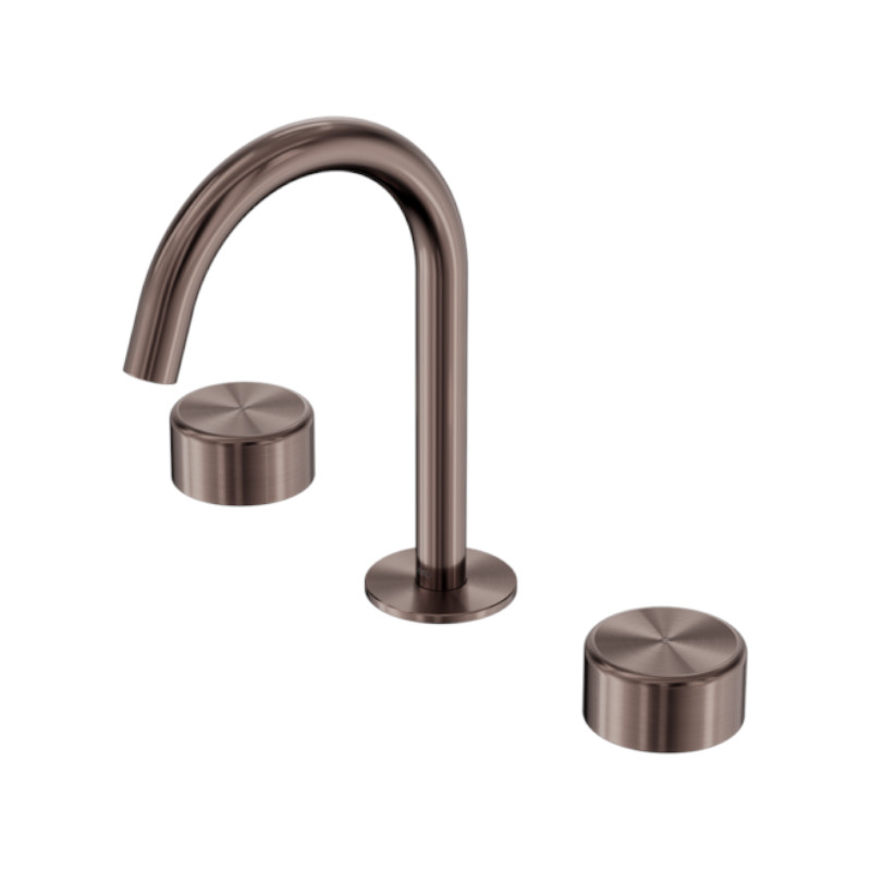 Nero Serenity Basin Set Arc Spout Metal Handle BZ