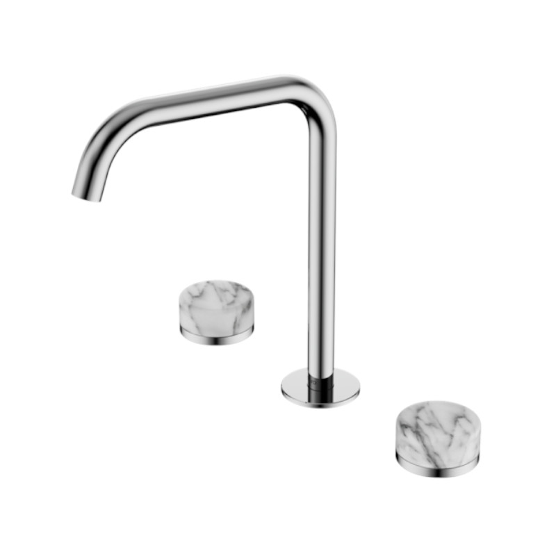 Nero Serenity Bath/Kitchen Set Edge Spout Arabescato Corchia Handle CH