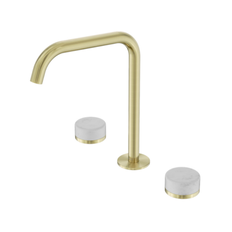 Nero Serenity Bath/Kitchen Set Edge Spout Carrara Handle BG