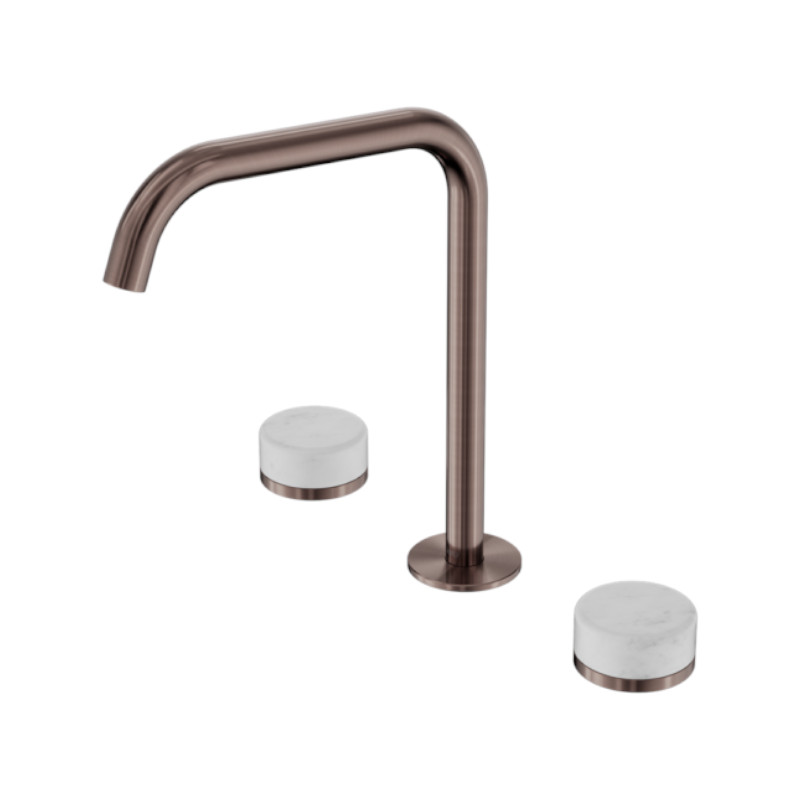 Nero Serenity Bath/Kitchen Set Edge Spout Carrara Handle BZ