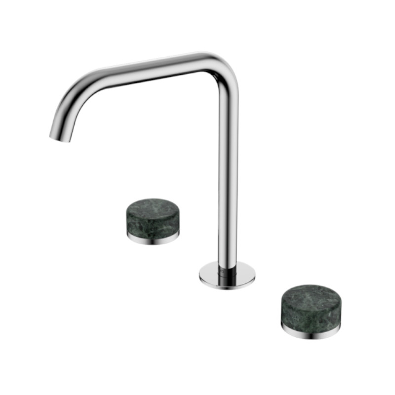 Nero Serenity Bath/Kitchen Set Edge Spout Verde Alpi Handle CH