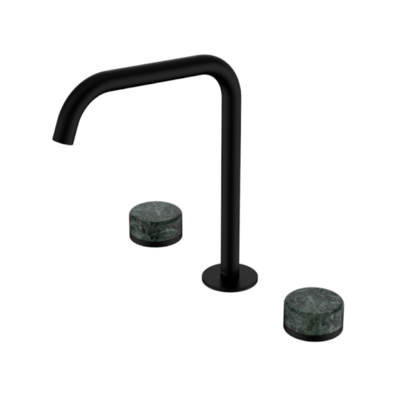Nero Serenity Bath/Kitchen Set Edge Spout Verde Alpi Handle MB
