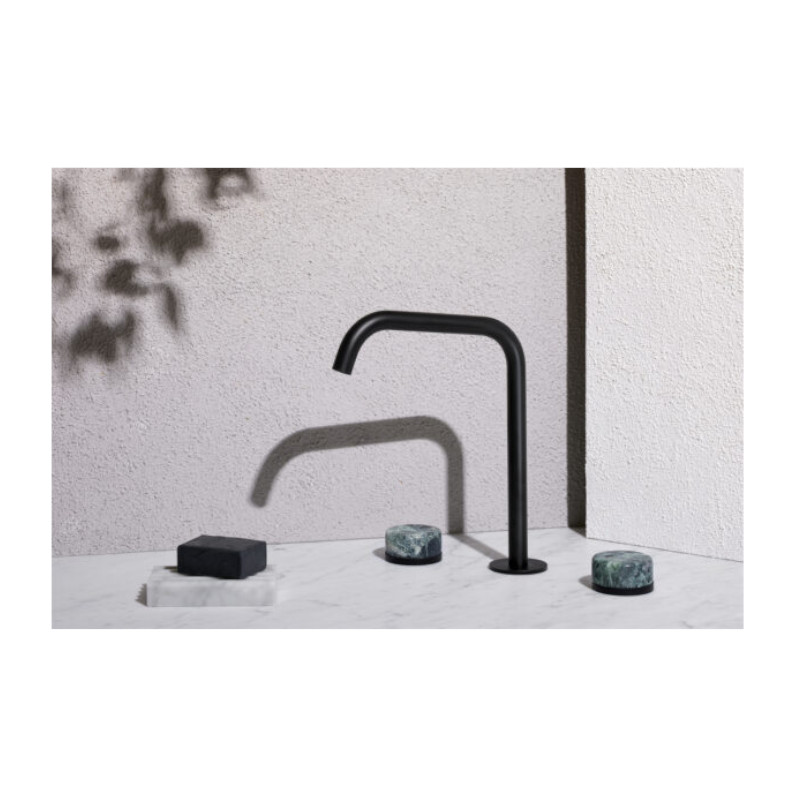 Nero Serenity Bath/Kitchen Set Edge Spout Verde Alpi Handle MB1