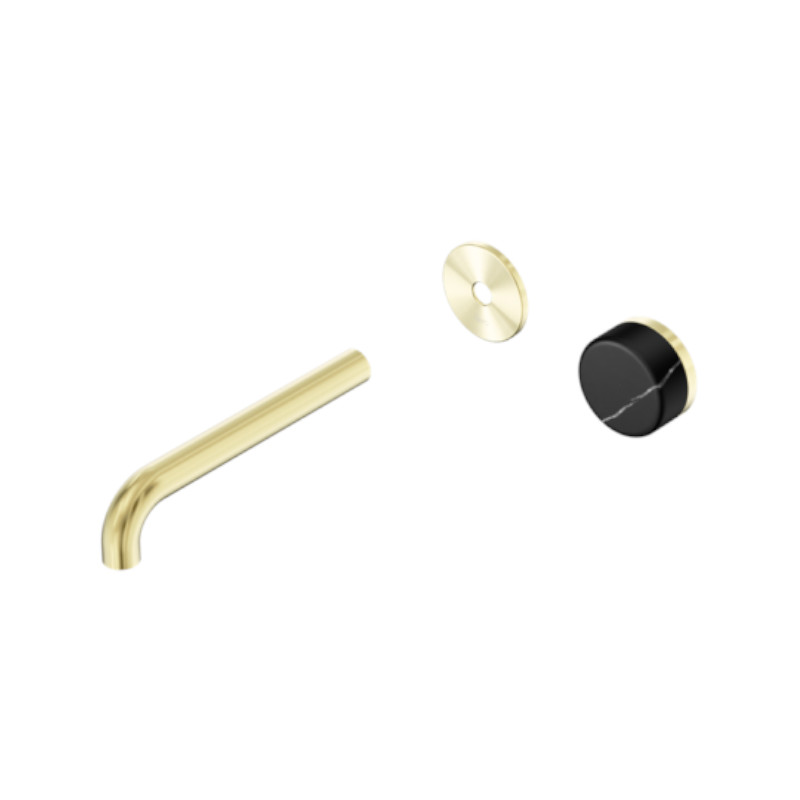 Nero Serenity Progressive Basin Set 160mm Spout Marquina Black Handle Trim Kit Only BG