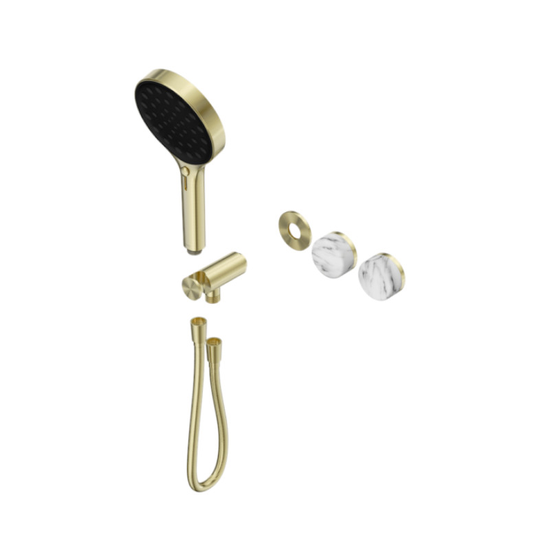 Nero Serenity Progressive Hand Shower System Arabescato Corchia Handle Trim Kit Only BG