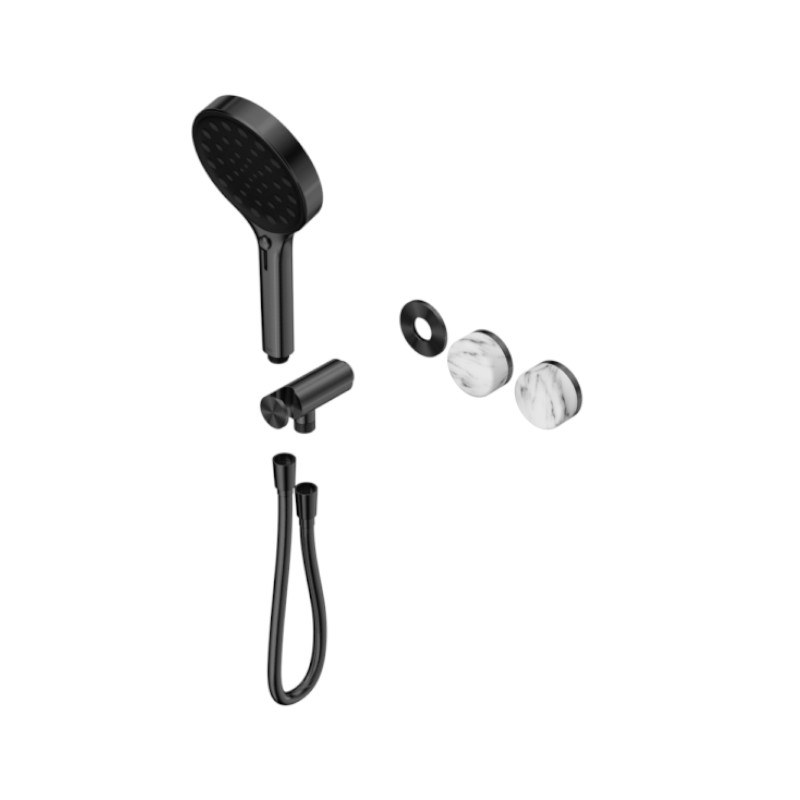 Nero Serenity Progressive Hand Shower System Arabescato Corchia Handle Trim Kit Only GM