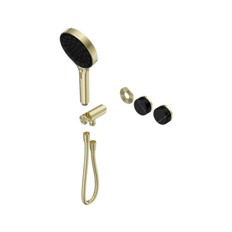 Nero Serenity Progressive Hand Shower System Marquina Black Handle Trim Kit Only BG